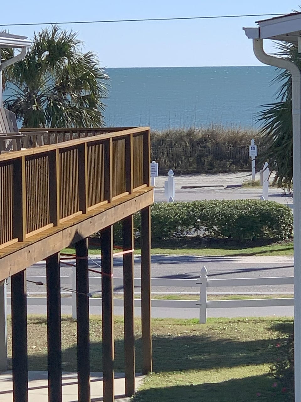 Ocean view from deck/porch