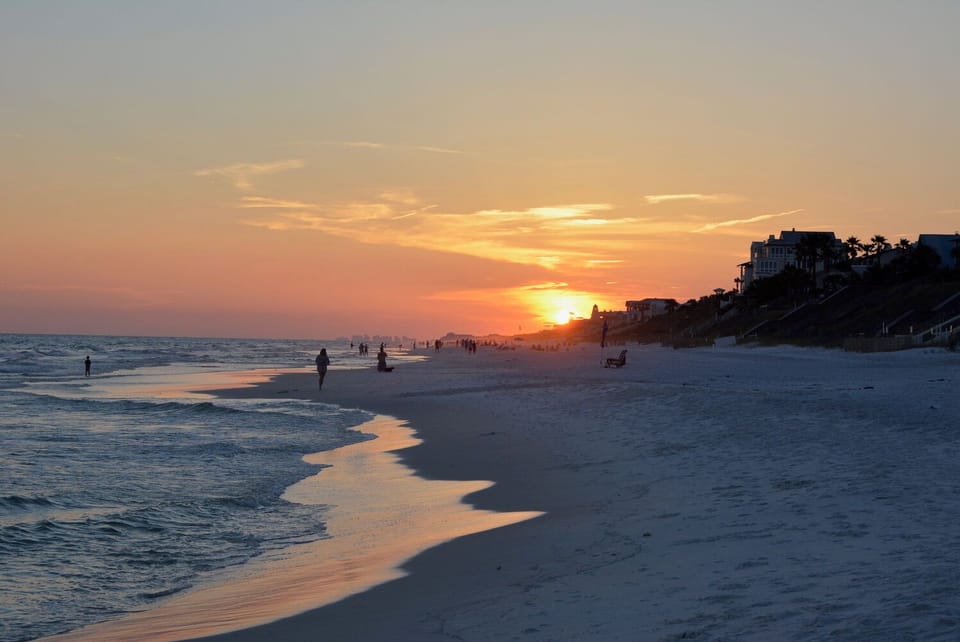Sunsets are amazing at the Beach Access