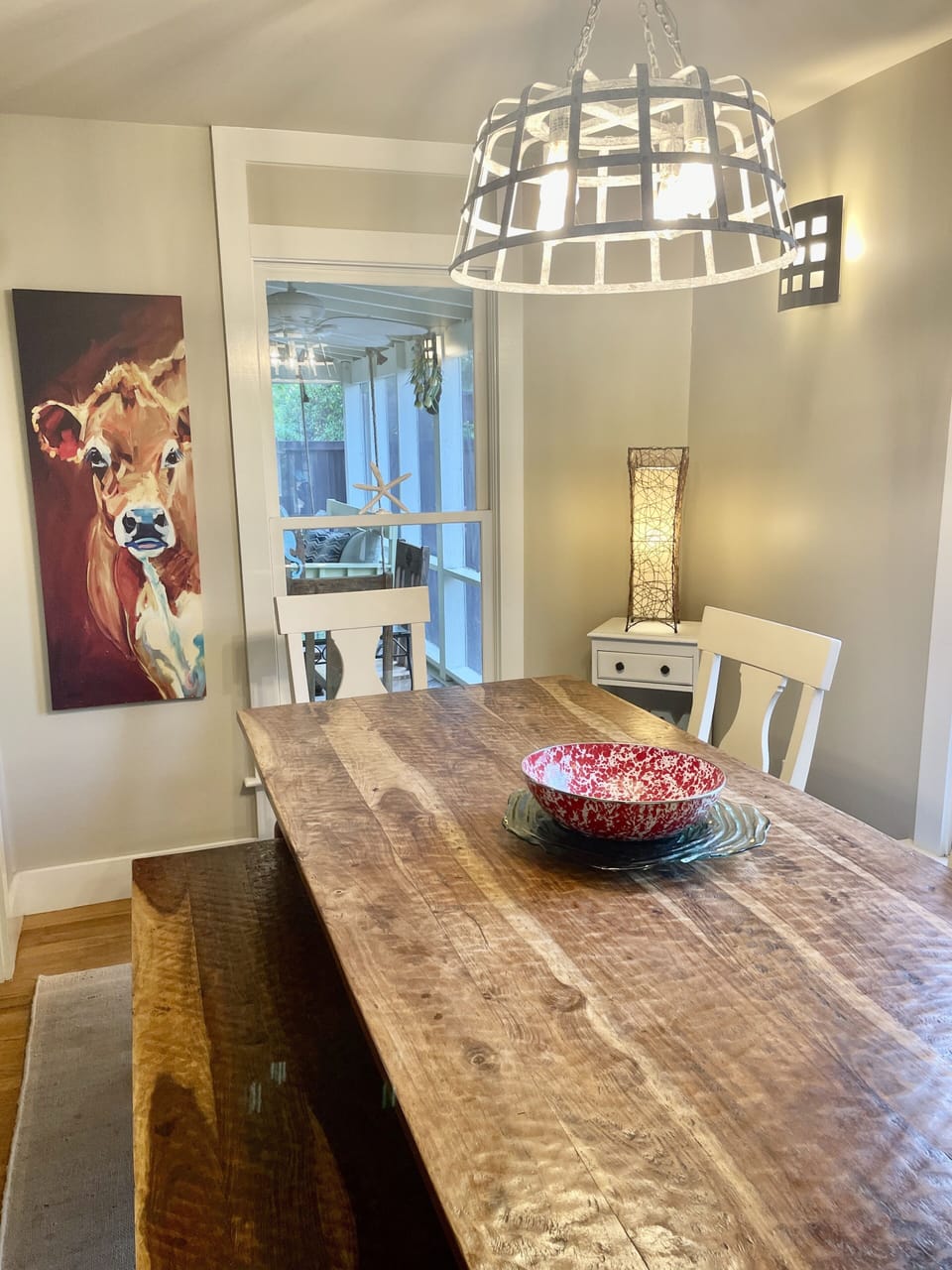 Fun family dining space