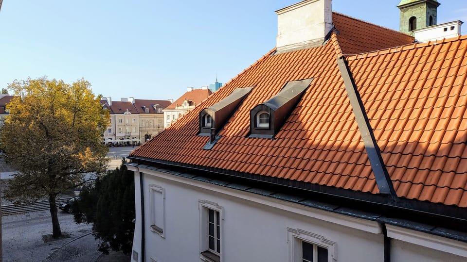 View from one of the windows in the main room. Total privacy!