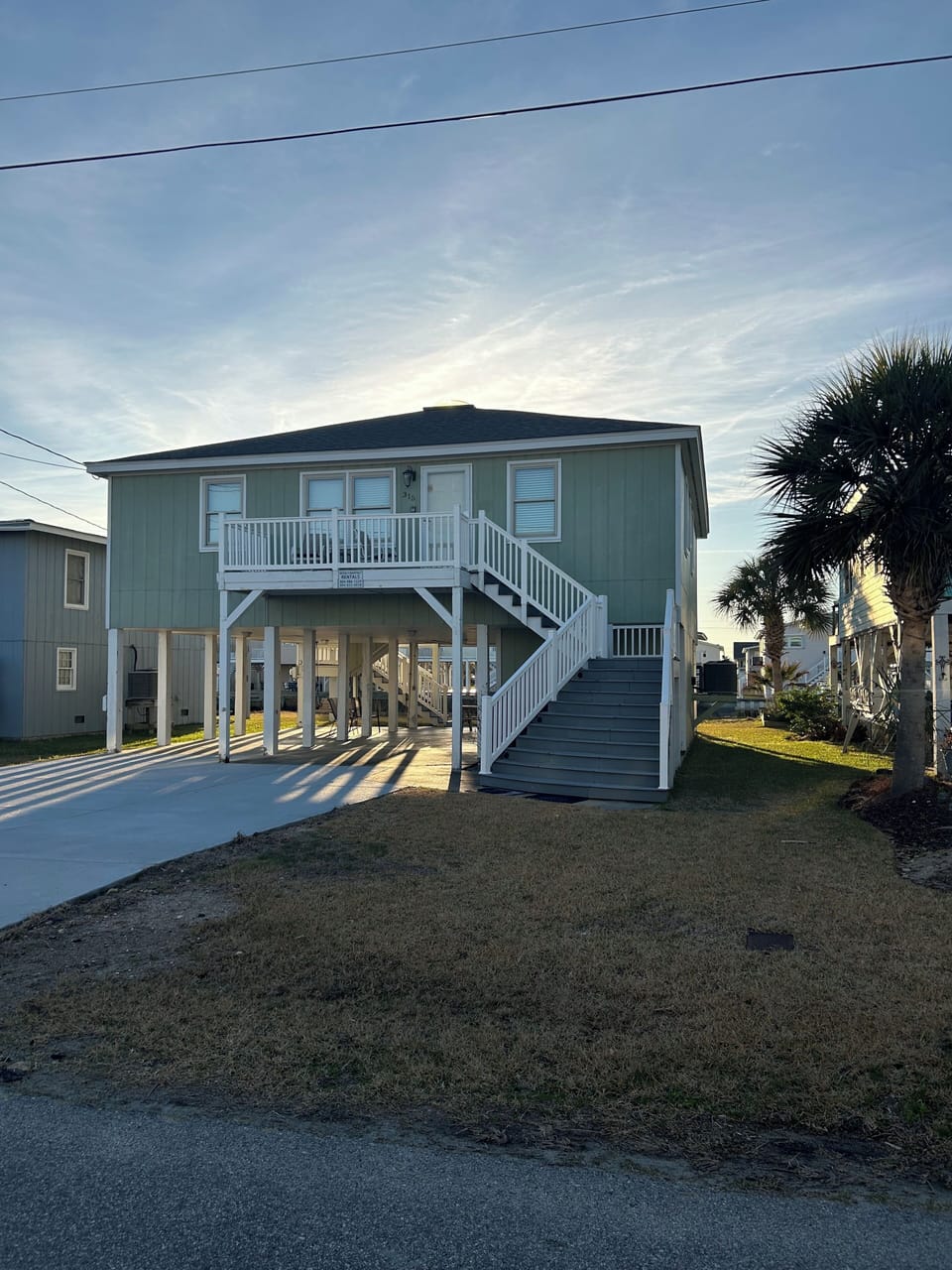 Easy walk to the beach only thirteen houses away.