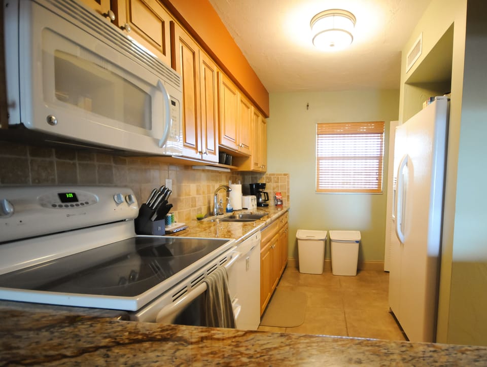 Spacious kitchen with all the amenities