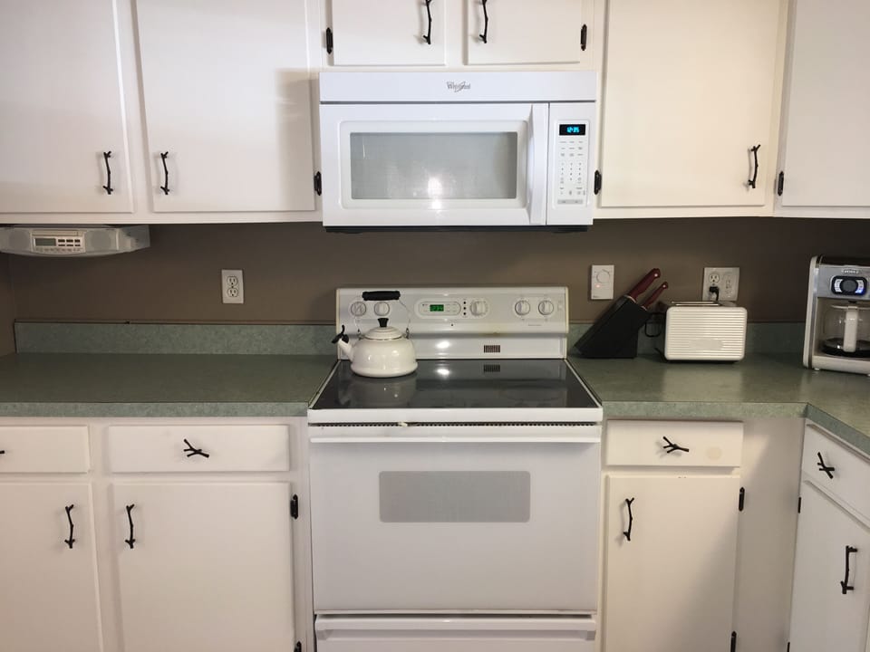 This kitchen is authentic! It is filled with the staples and tools you will need