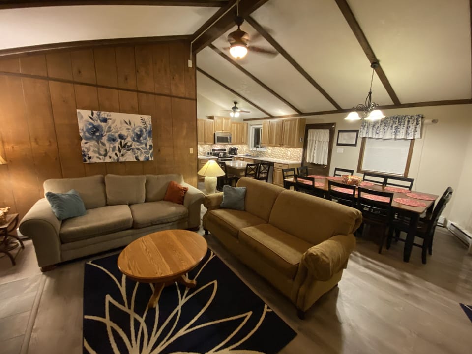 Open floor plan is great for large groups!