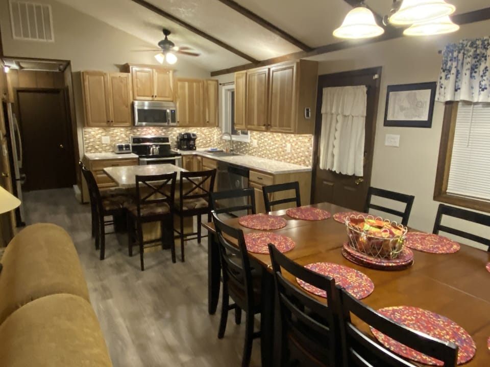Large dining area
