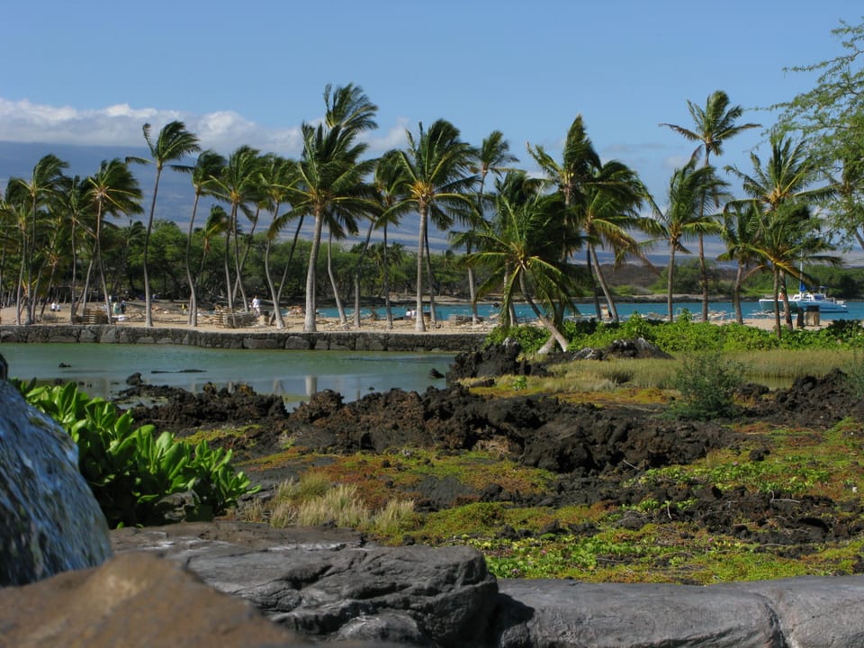 View of Anaehoomalu and Ponds