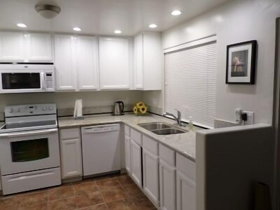 Kitchen with LED lighting
