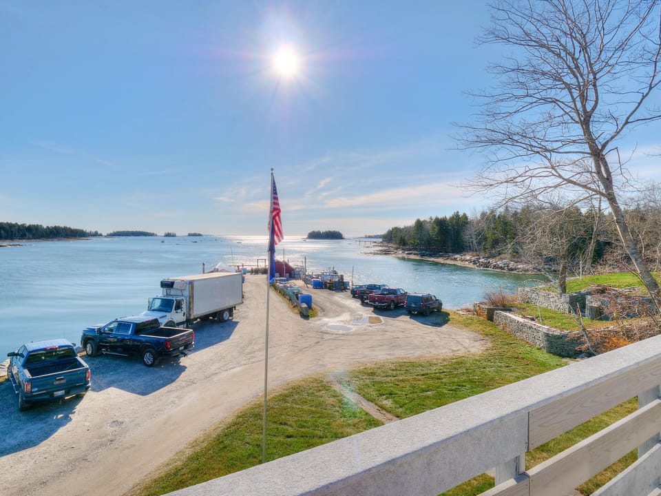 Front Deck View Wheelers Bay and Wharf