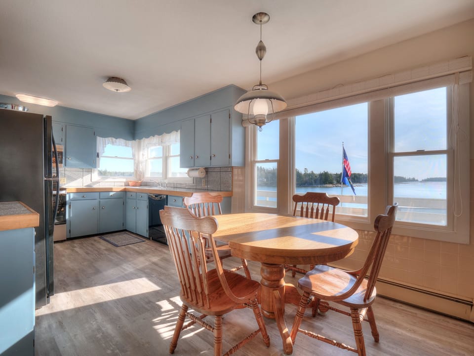 Kitchen Table and View
