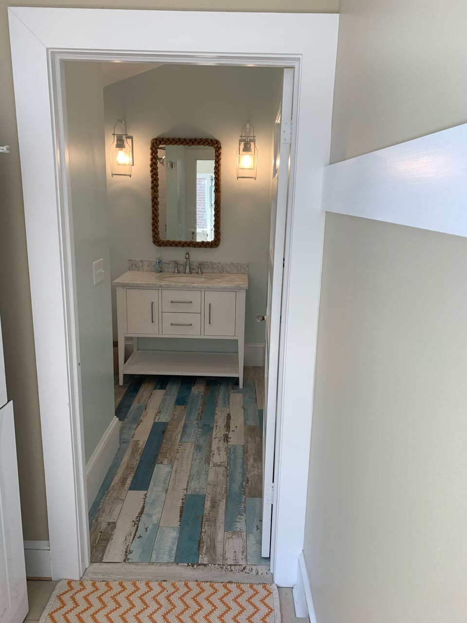 Entry to downstairs bathroom