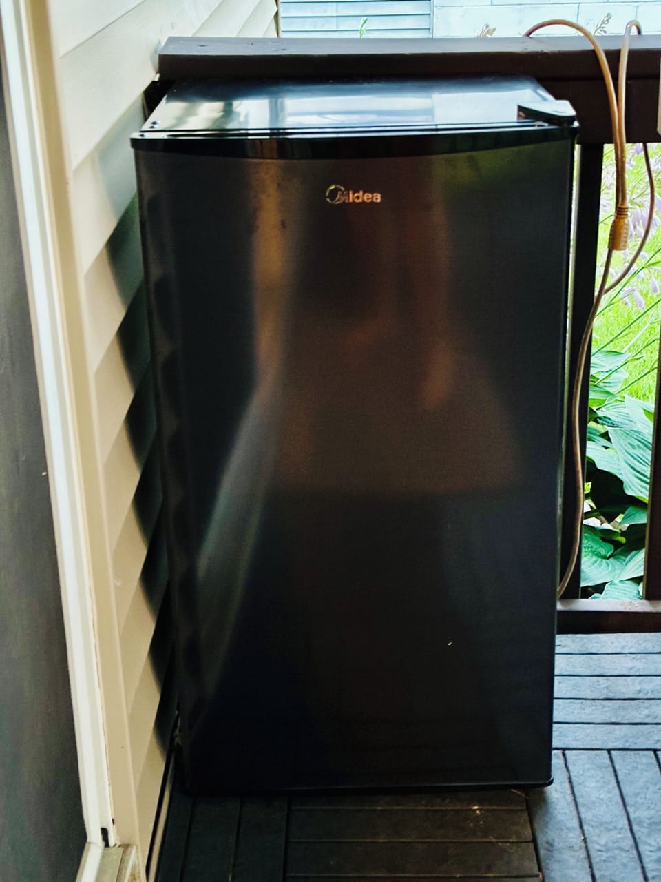 Mini Fridge on deck
