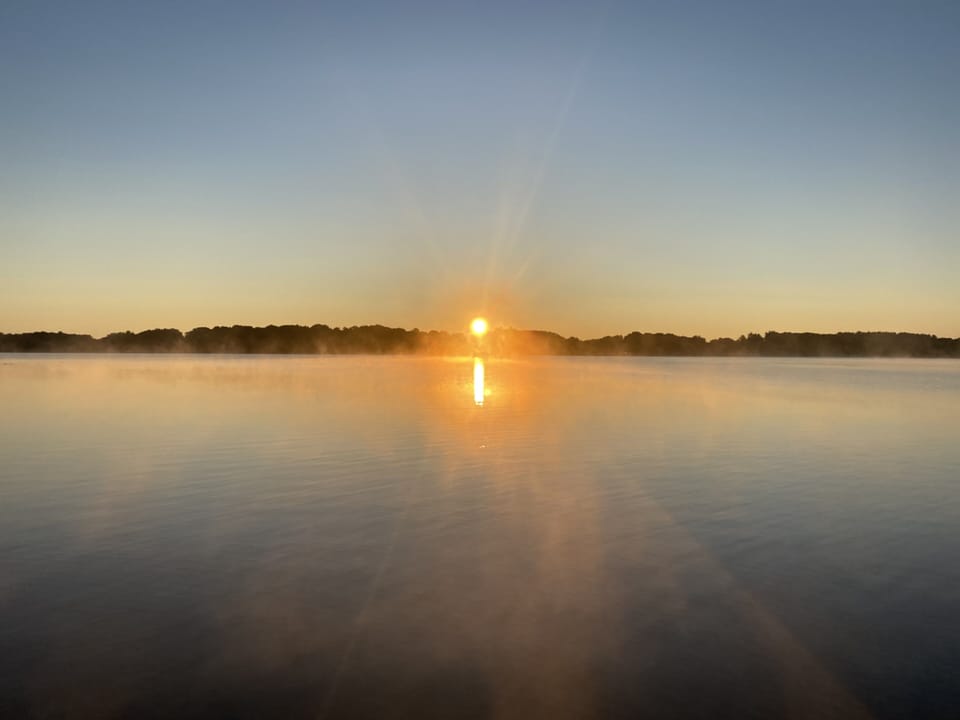 Sunrise from dock
