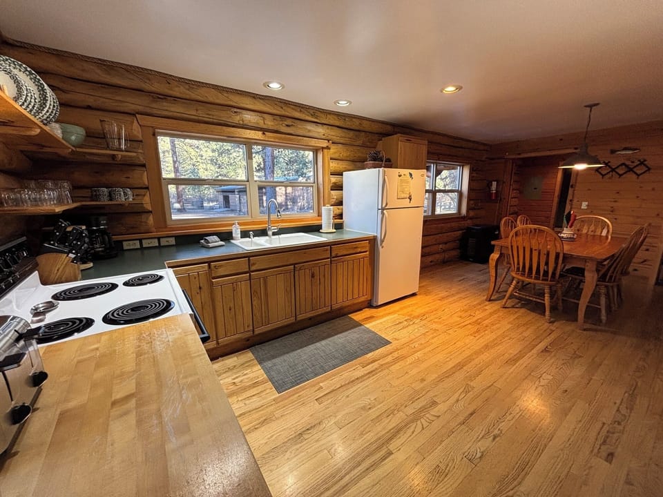 kitchen and dining