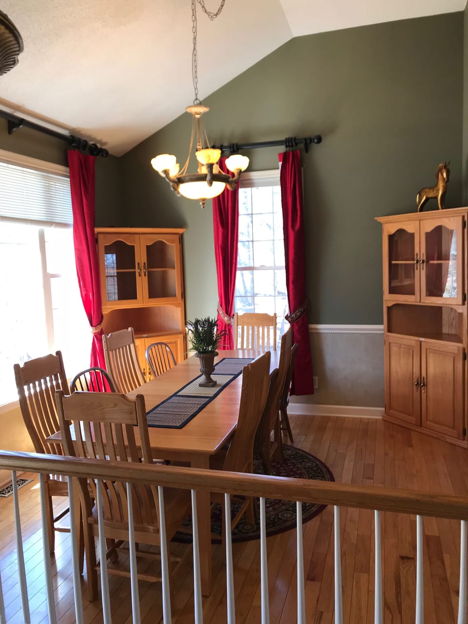 Dining room table and games