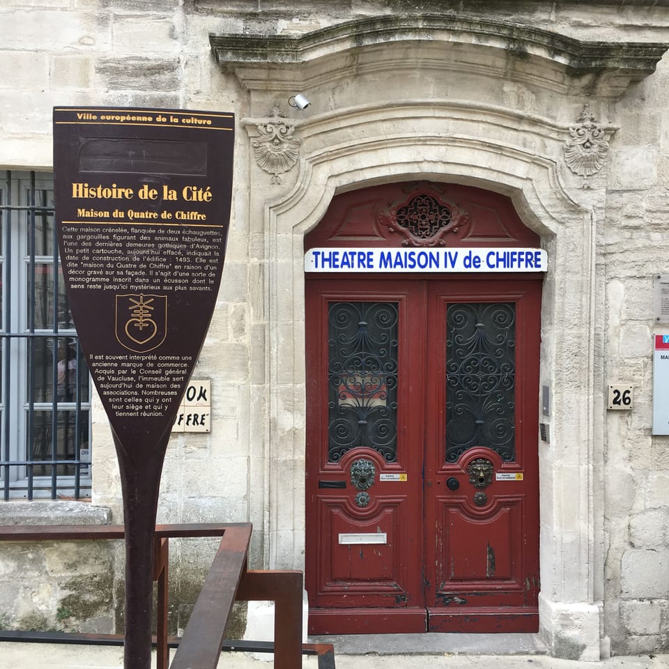 One of the many historical sites by Les Teinturiers.