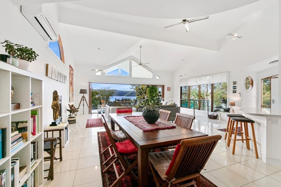 Open plan living with separate getaway areas downstairs or on mezzanine ..