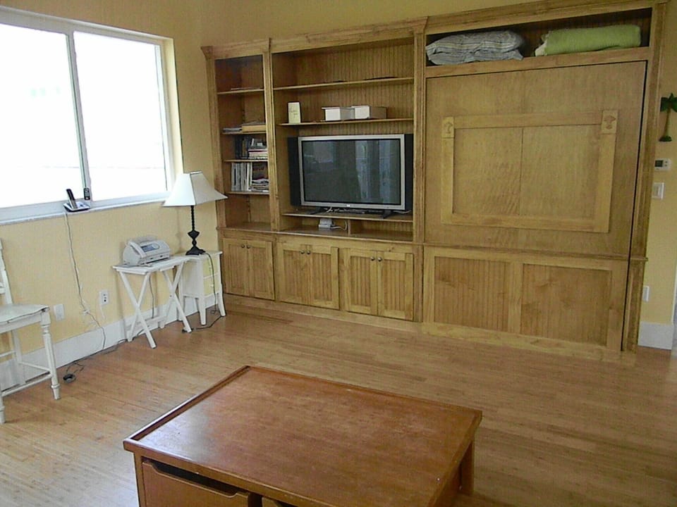 Upstairs living room with murphy bed and pull out
