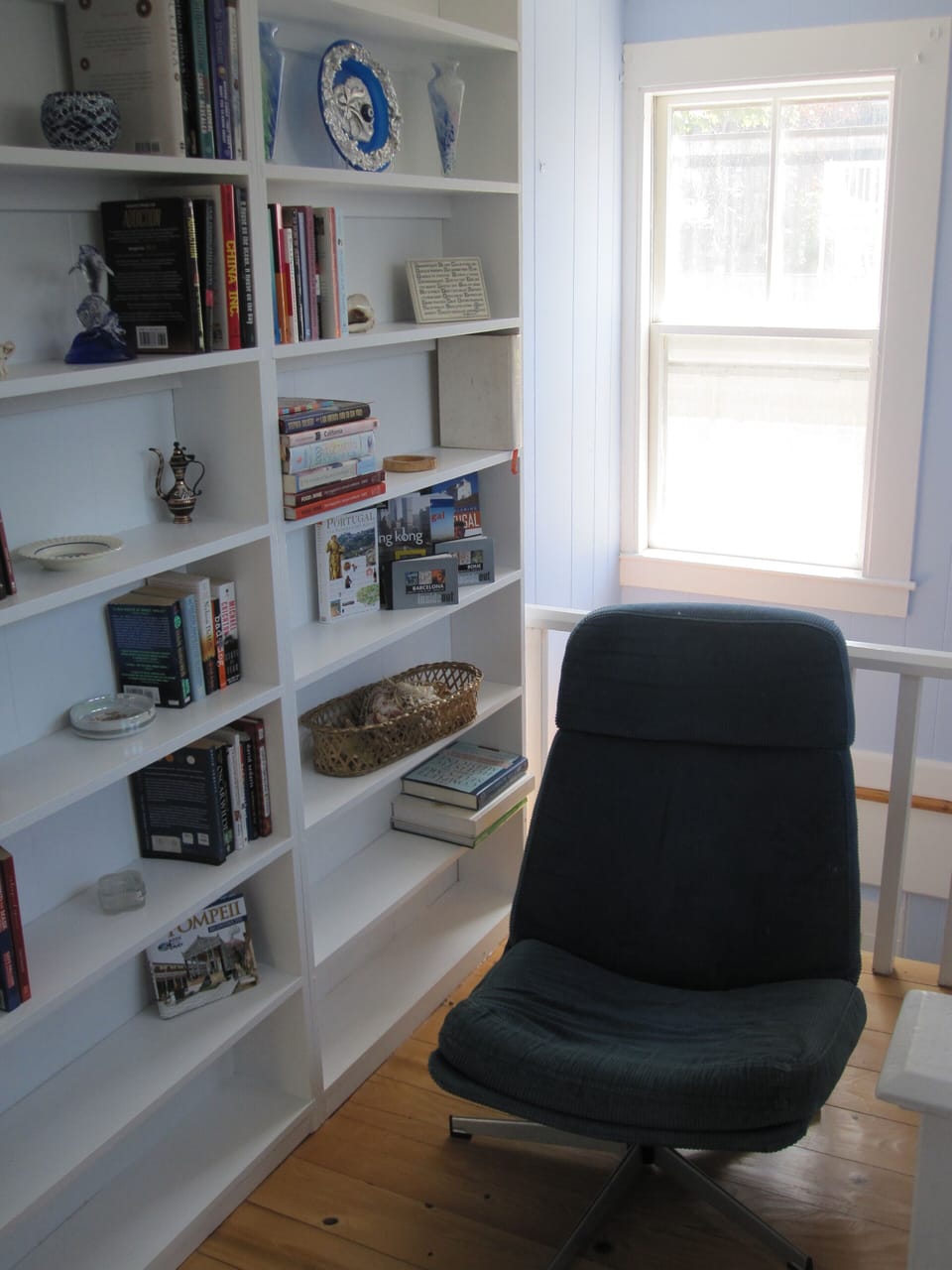 Library area on the second floor