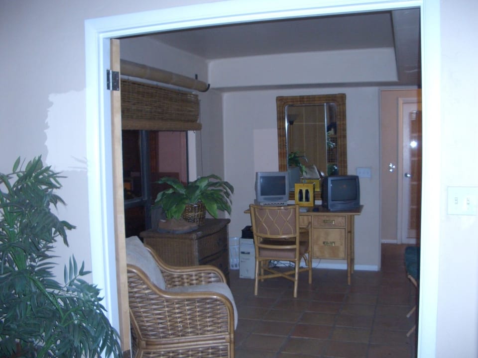 Looking into bedroom