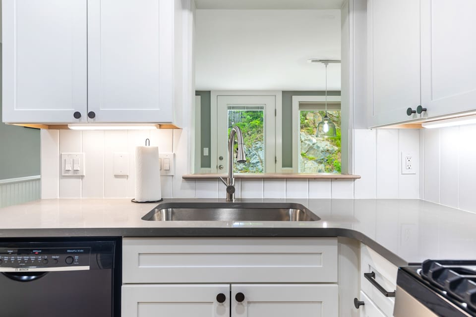 New sink, counters, appliances.