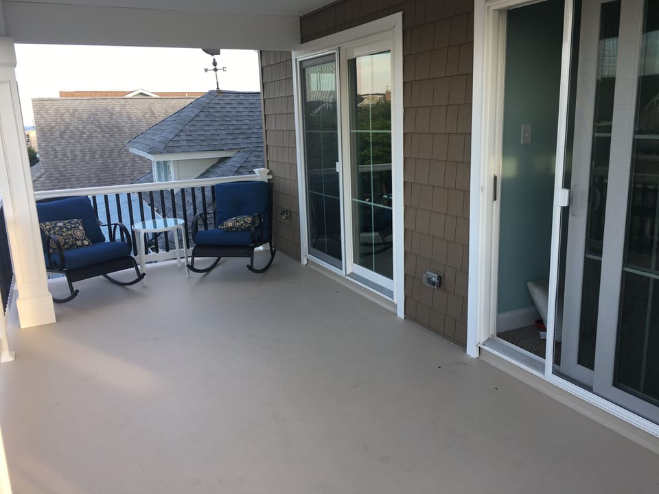 Third floor deck accessed from front 2 bedrooms