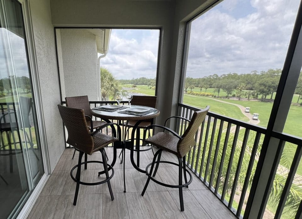 Great view from lanai on the 4rd floor condo