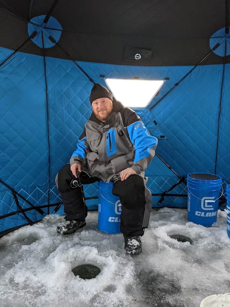 Darren Ice Fishing