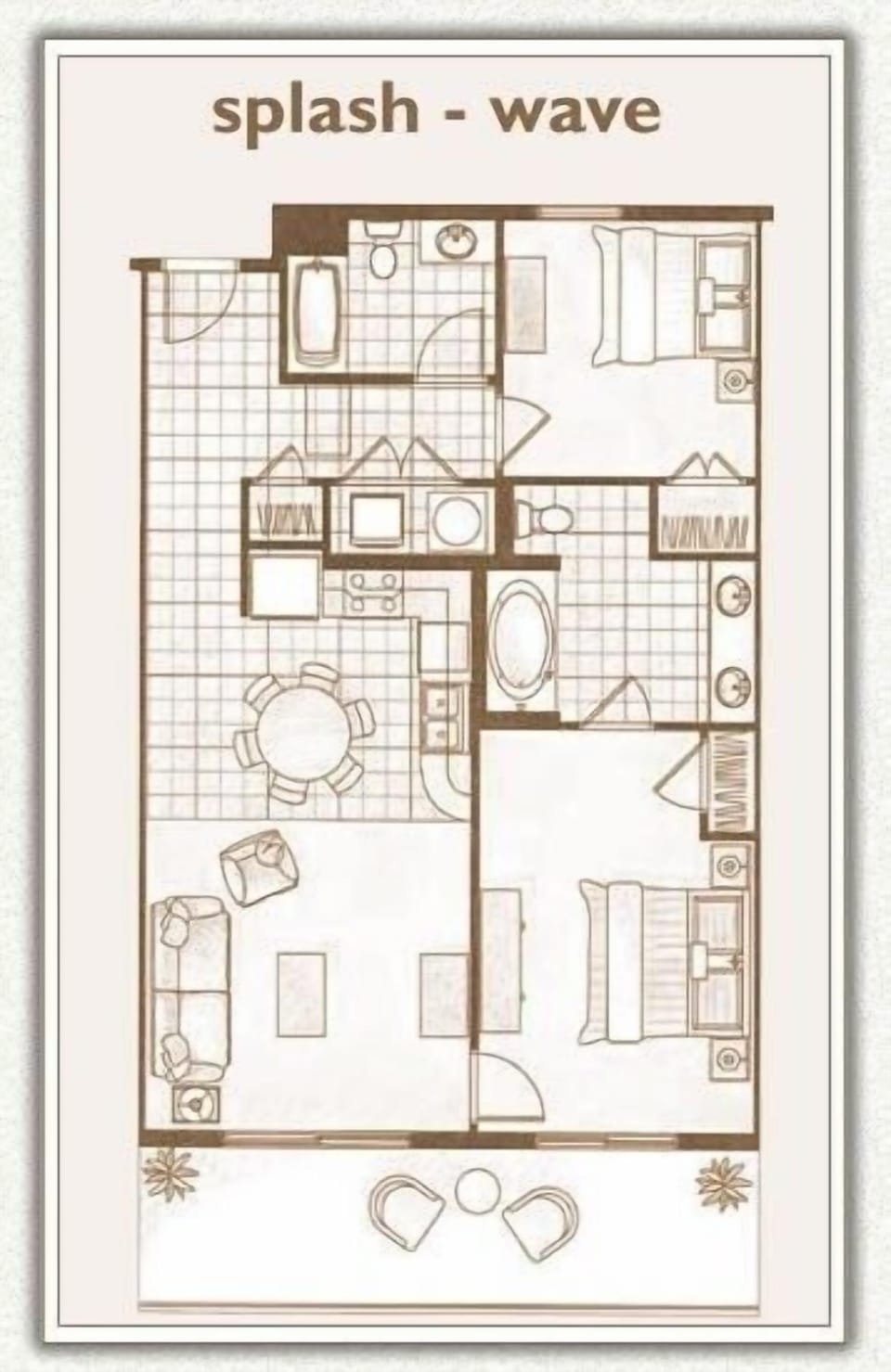 'Wave' floor plan 