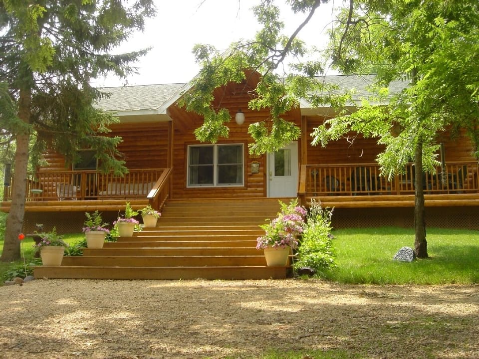 Front of cabin
