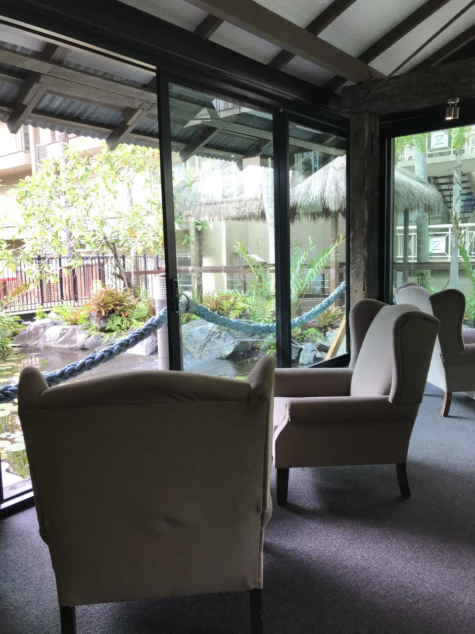 View from public seating 