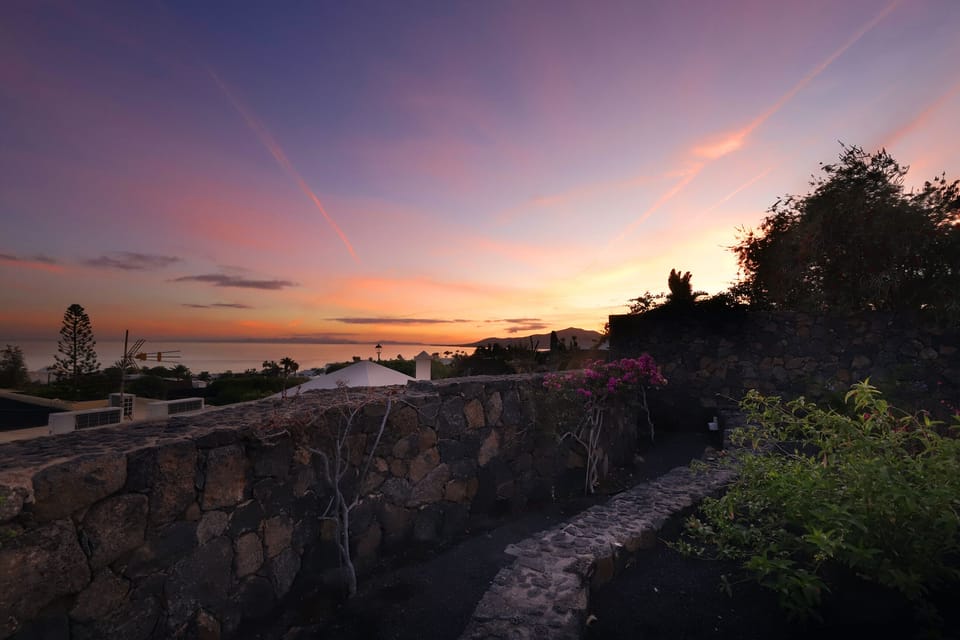 Sunset in the Miraflores grounds
