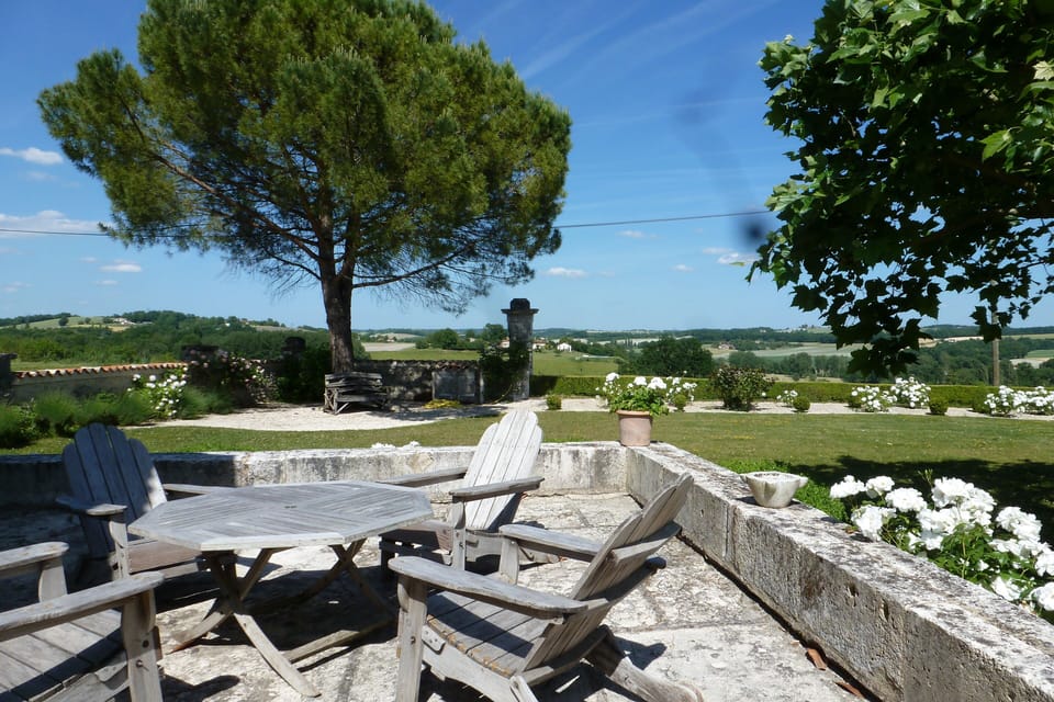 The Pool from the long terrace