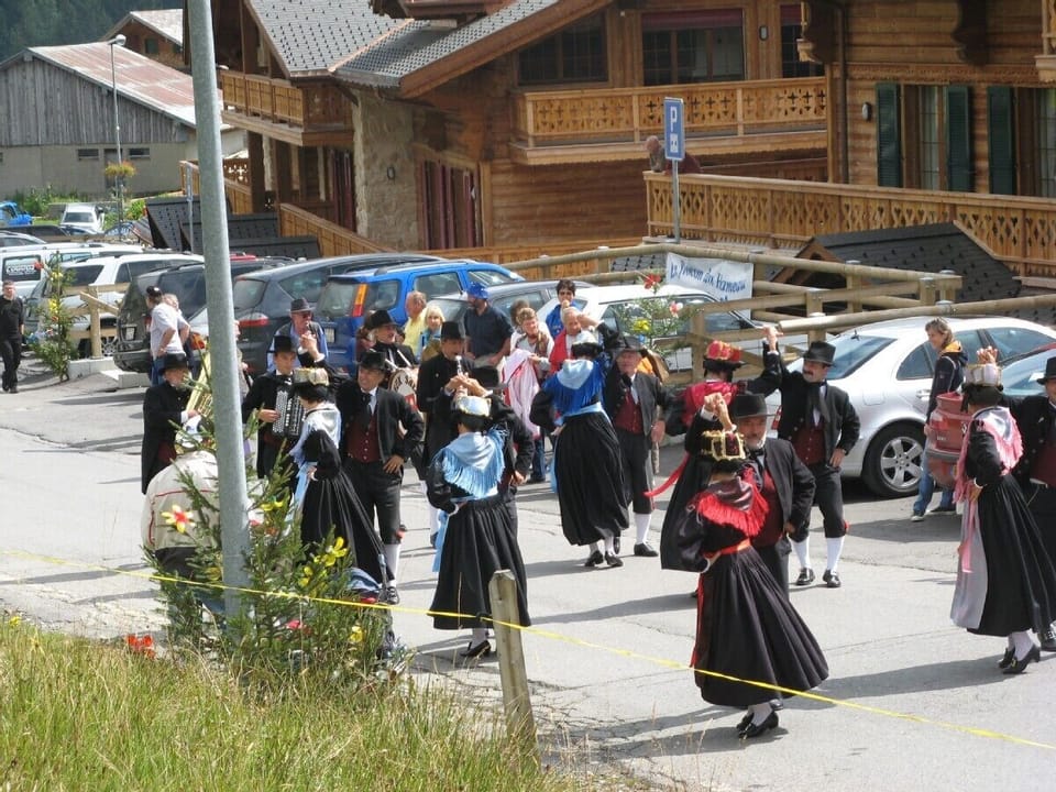 Summer Fete - outside the apartment