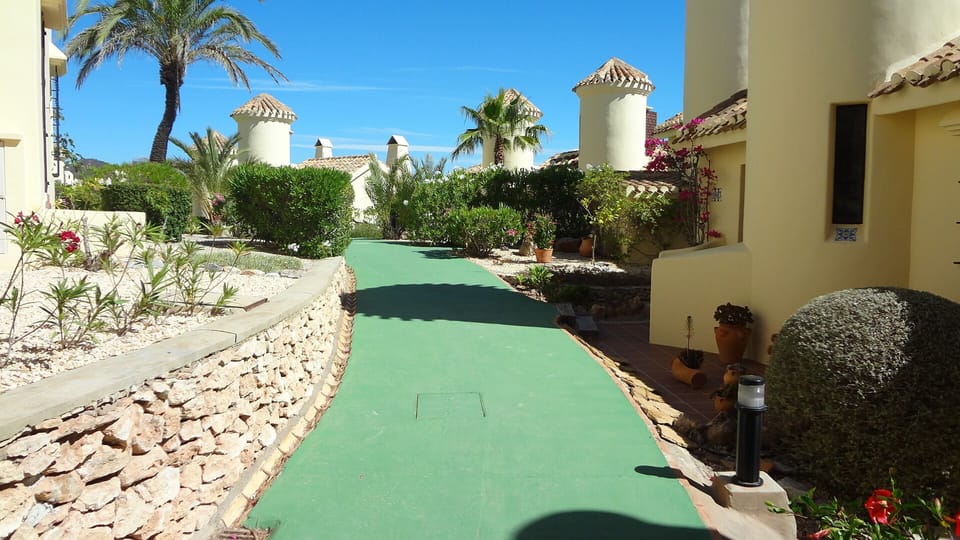 Pathway leading to Villa