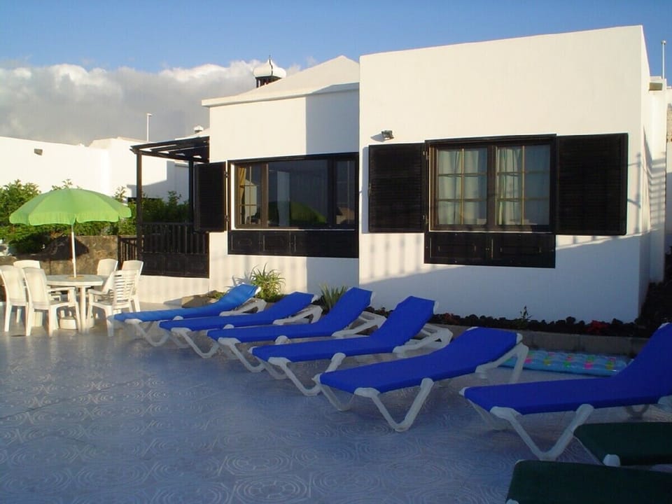Front of villa