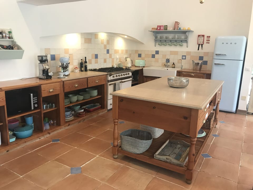 Large open plan kitchen with high quality appliances