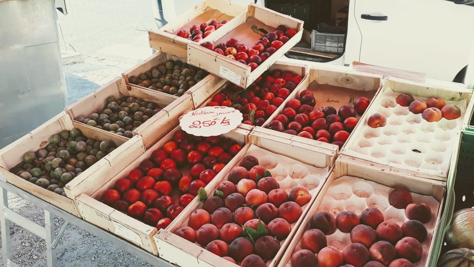 Fresh, local market produce. Does life seriously get any better?