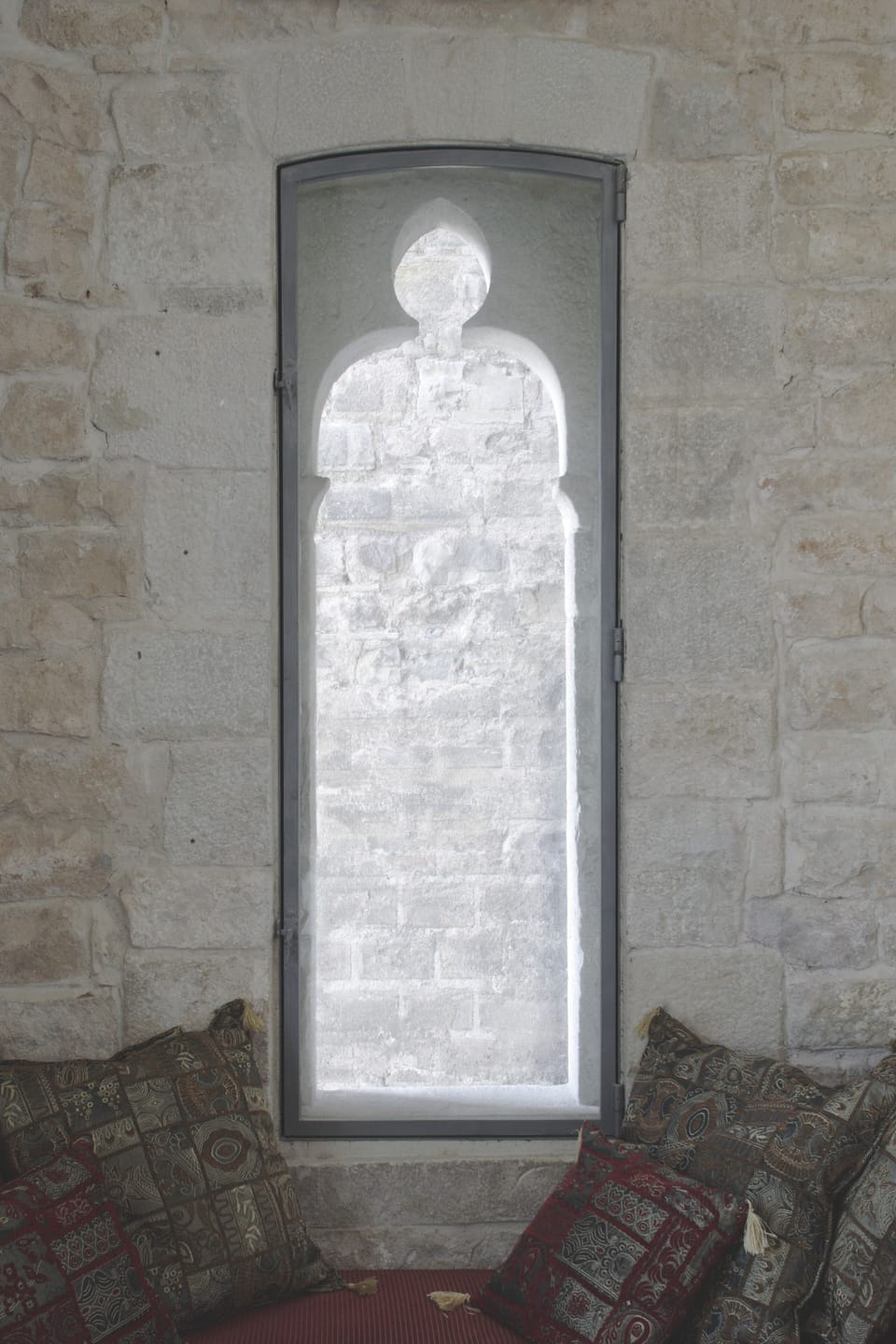 conserved gothic style window from the XVth Century