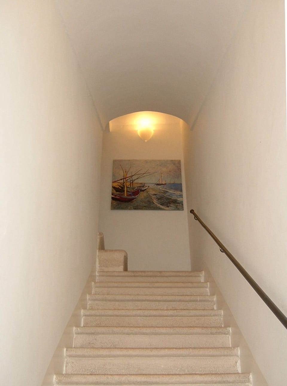 access stairs to the house
