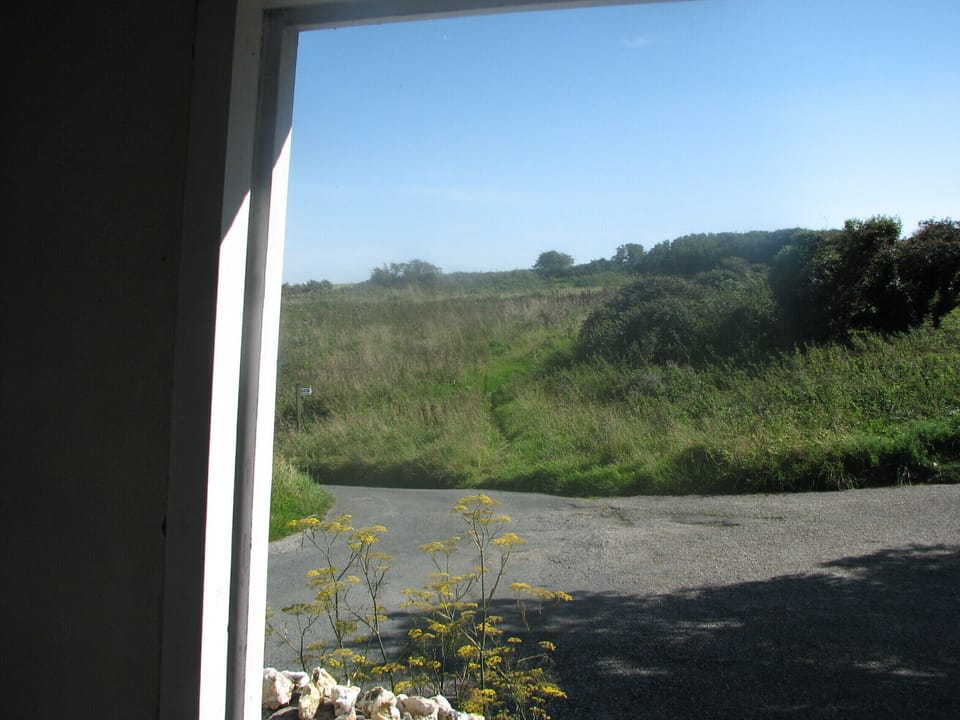 View from the front door. 