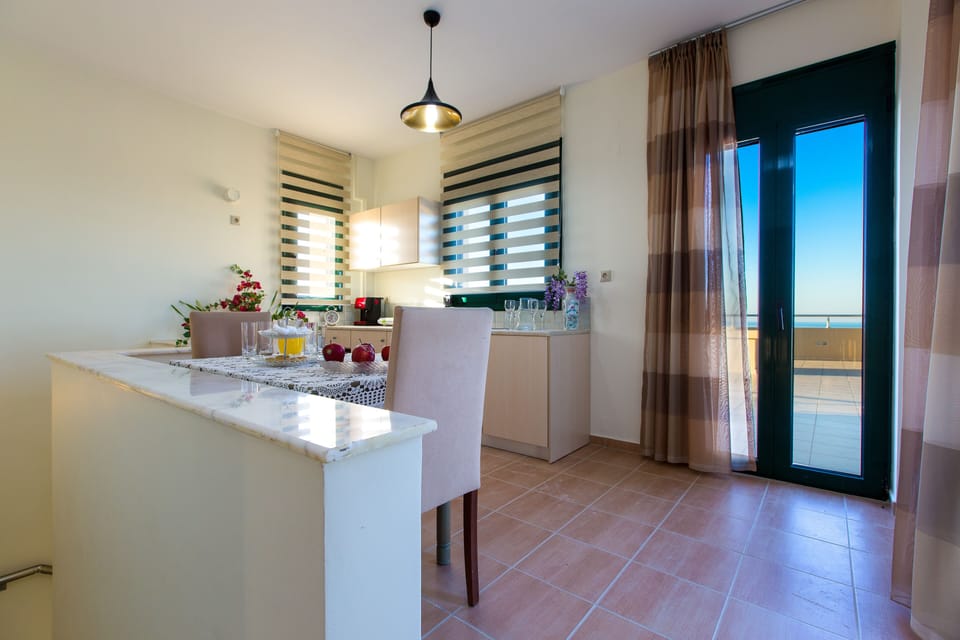 Kitchenette on the second floor with veranda access!