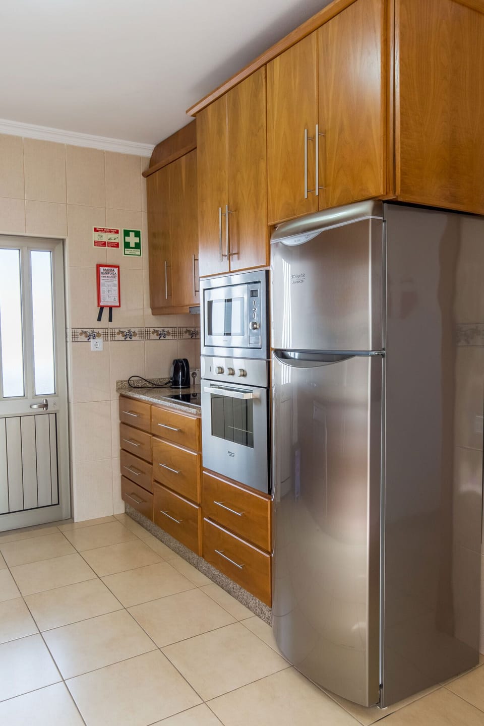 Large fridge freezer for your self catering needs