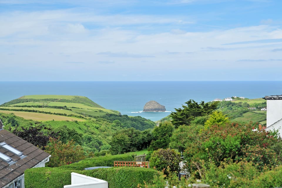 The view from the living area