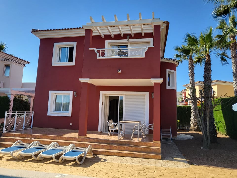 Rear of Villa