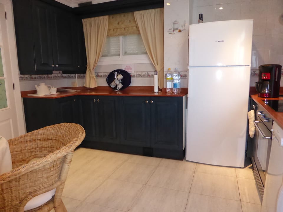 Kitchen and dining area