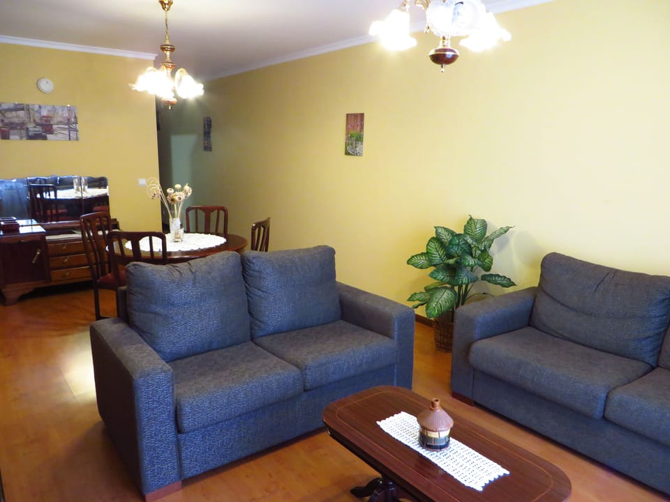 Our cozy living room area