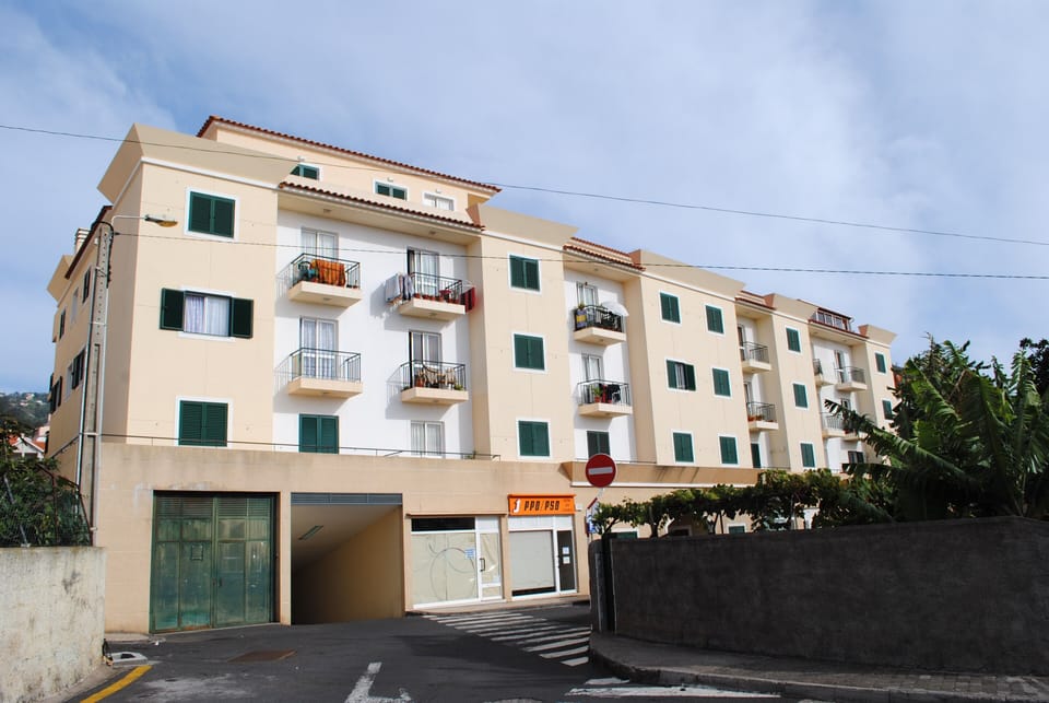 Our apartment is on the first floor (to the left)