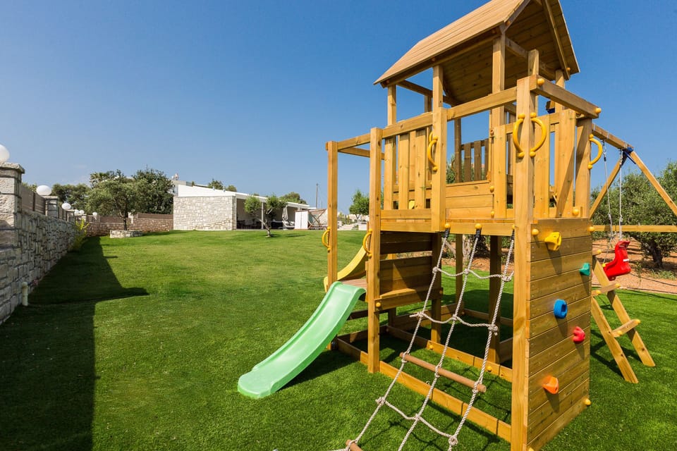 Lawn covered playground!