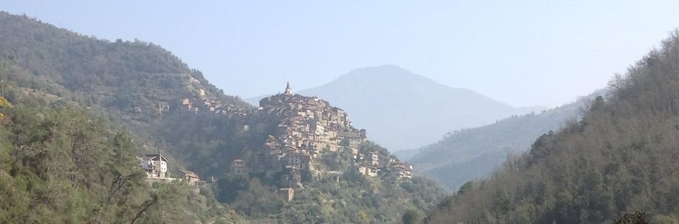 Apricale seen from Isolabona direction.
