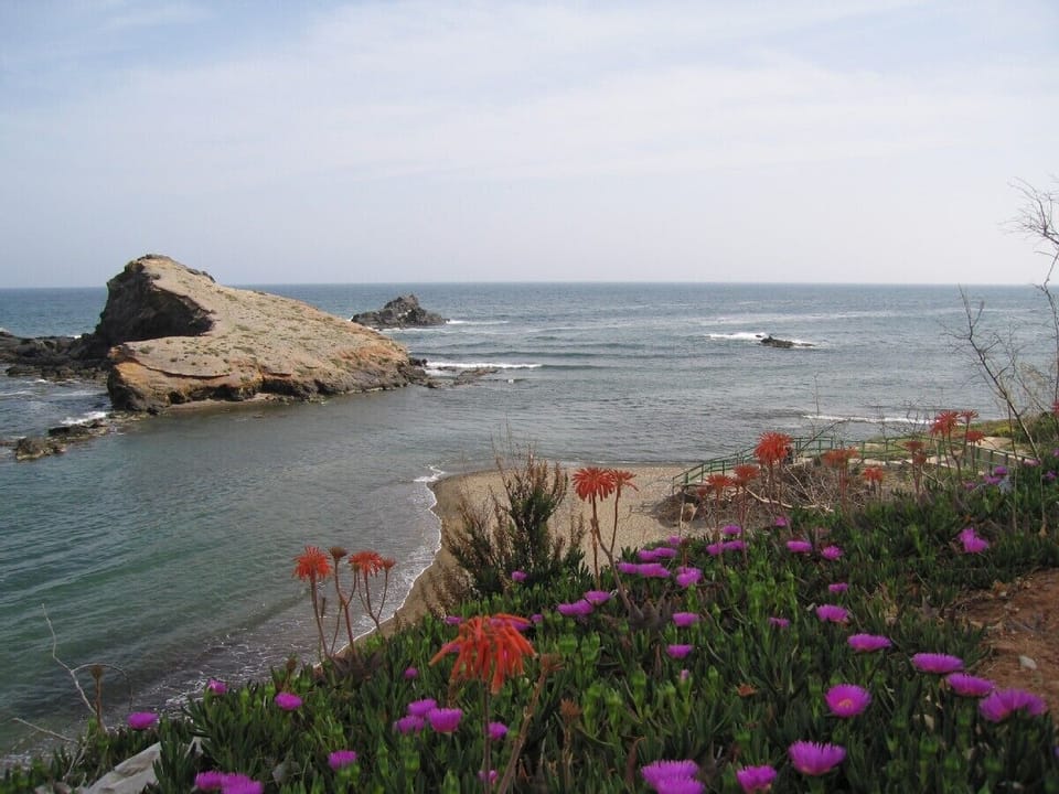 The cove below the apartment